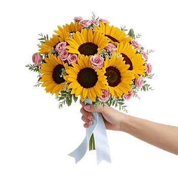 Amber Sunflower Glow