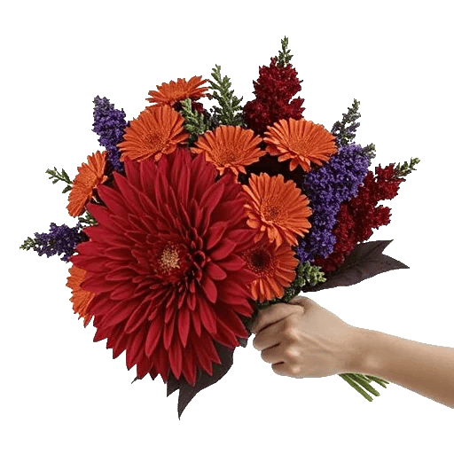 Crimson Blossom Harmony