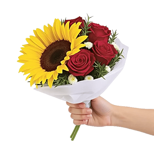 Golden Sunflower Bouquet