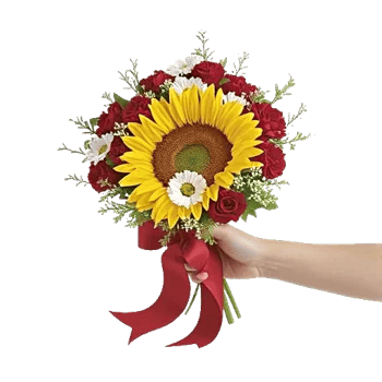Golden Sunflower Bouquet