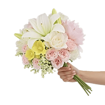 Graceful Lily Display