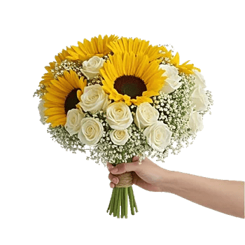 Golden Sunflower Bouquet