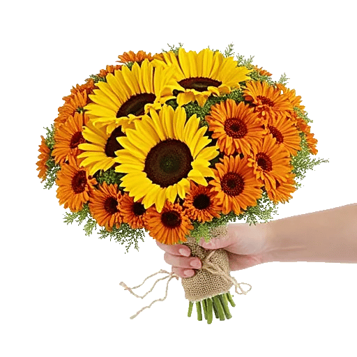 Golden Sunflower Bouquet
