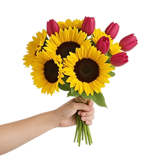 Golden Sunflower Bouquet