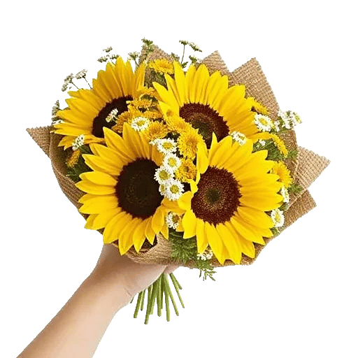 Golden Sunflower Bouquet