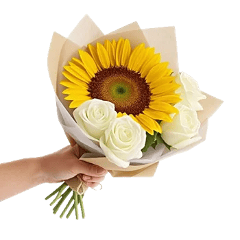 Golden Sunflower Bouquet