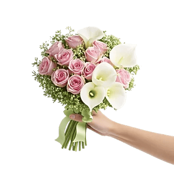 Graceful Lily Display