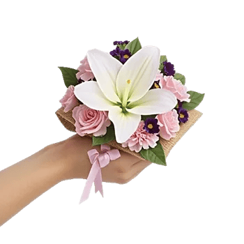 Graceful Lily Display