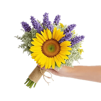 Golden Sunflower Bouquet