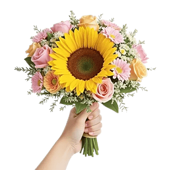 Golden Sunflower Bouquet