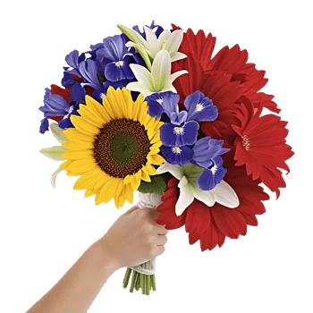 Golden Sunflower Bouquet