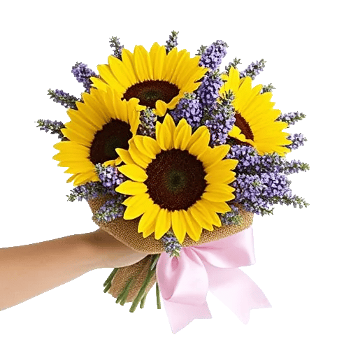 Golden Sunflower Bouquet