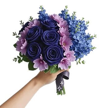 Elegant Blue Roses