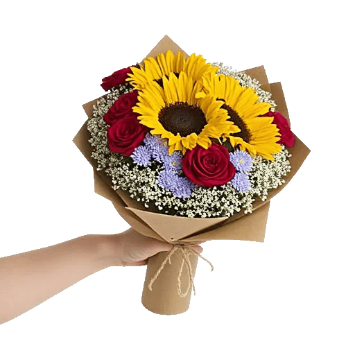 Golden Sunflower Bouquet