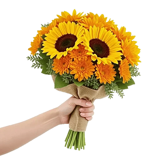 Golden Sunflower Bouquet
