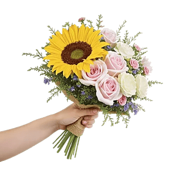 Golden Sunflower Bouquet