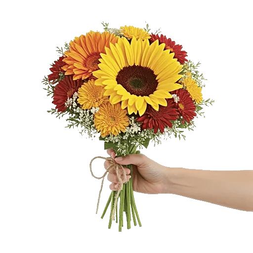 Golden Sunflower Bouquet