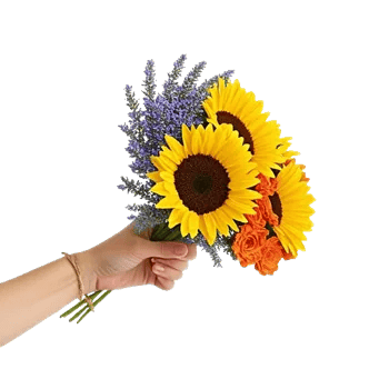 Golden Sunflower Bouquet