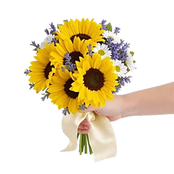 Golden Sunflower Bouquet