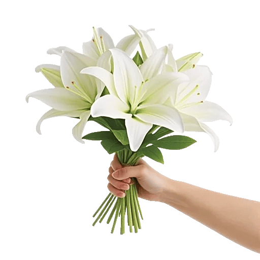 Graceful Lily Display