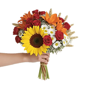 Golden Sunflower Bouquet