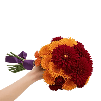 Crimson Blossom Harmony