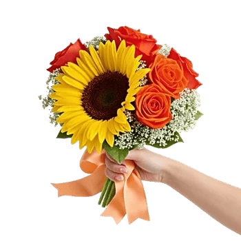 Golden Sunflower Bouquet