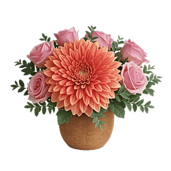 Crimson Blossom Harmony