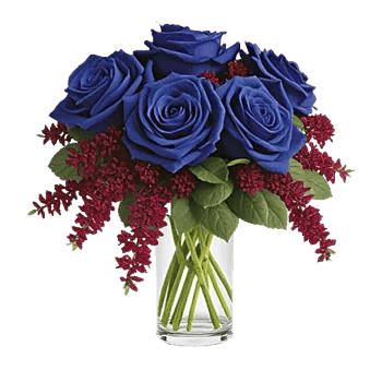 Elegant Blue Roses