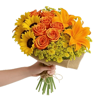 Amber Sunflower Glow