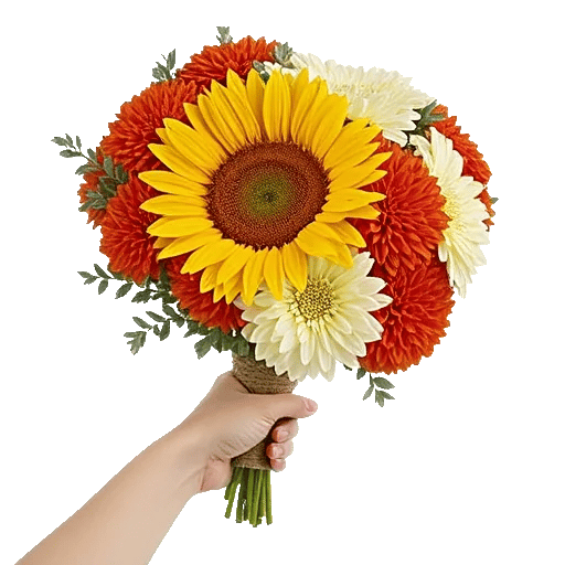 Golden Sunflower Bouquet