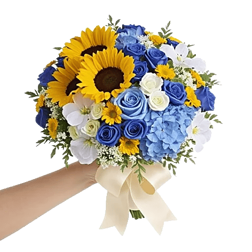 Golden Sunflower Bouquet