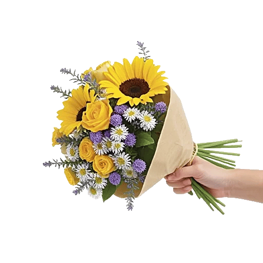 Golden Sunflower Bouquet