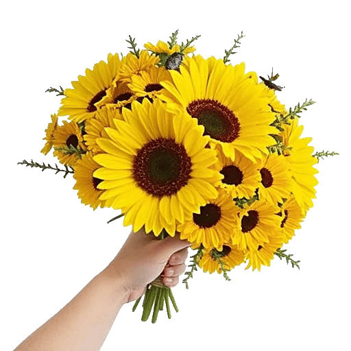 Golden Sunflower Bouquet