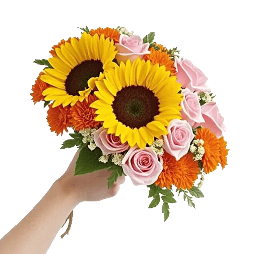 Golden Sunflower Bouquet