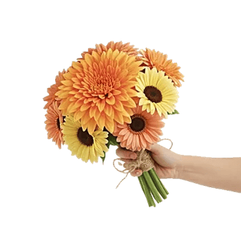 Amber Sunflower Glow