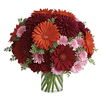 Crimson Blossom Harmony
