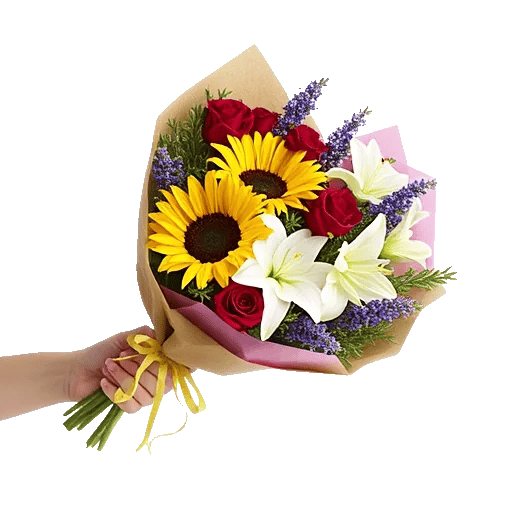 Golden Sunflower Bouquet
