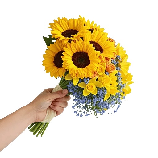 Amber Sunflower Glow