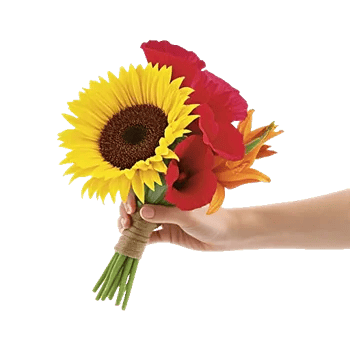 Golden Sunflower Bouquet