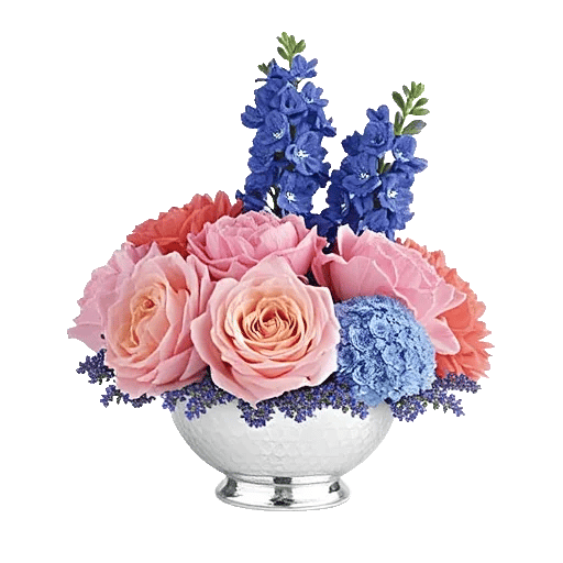 Blush Romantic Centerpiece