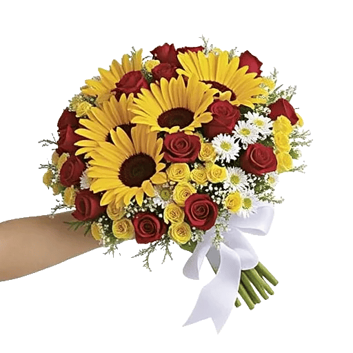 Golden Sunflower Bouquet