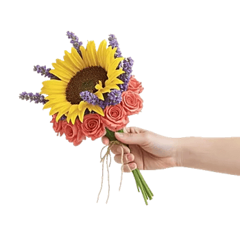 Golden Sunflower Bouquet