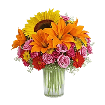 Radiant Bloom Cascade