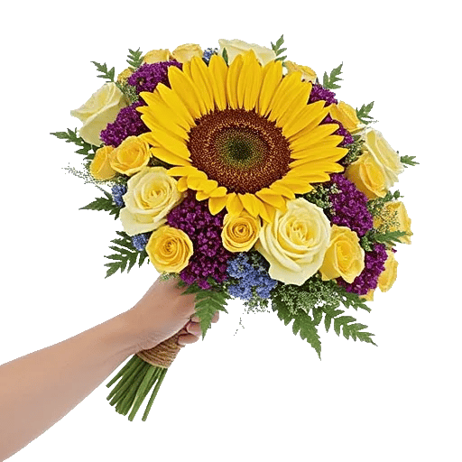 Golden Sunflower Bouquet