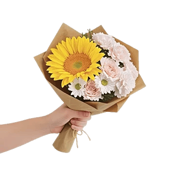 Golden Sunflower Bouquet