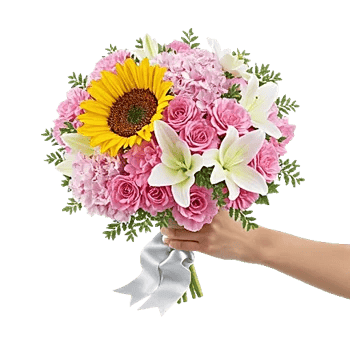 Golden Sunflower Bouquet