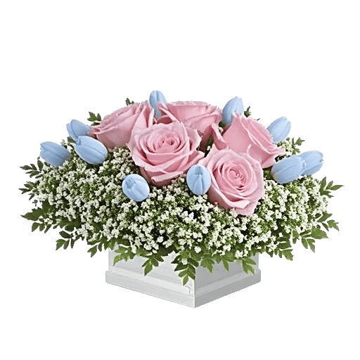 Blush Romantic Centerpiece