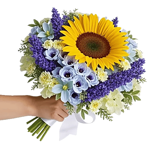 Golden Sunflower Bouquet