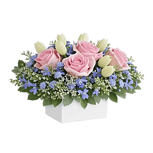 Blush Romantic Centerpiece